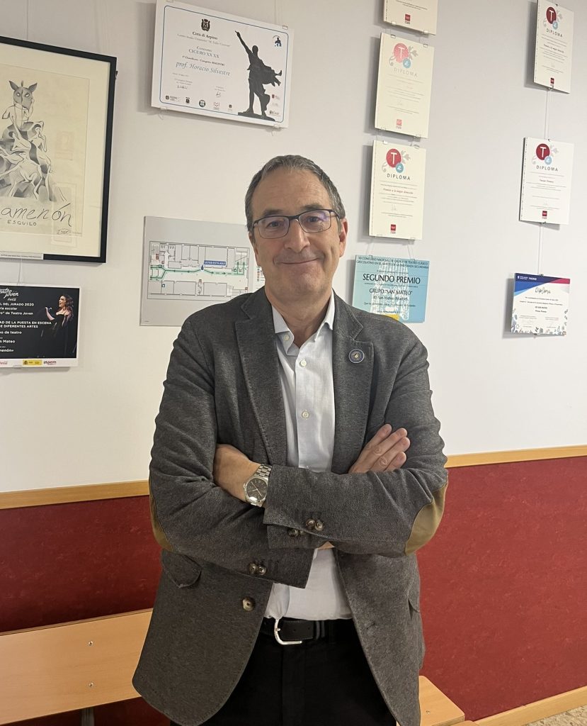 Horacio Silvestre, director del IES San Mateo.