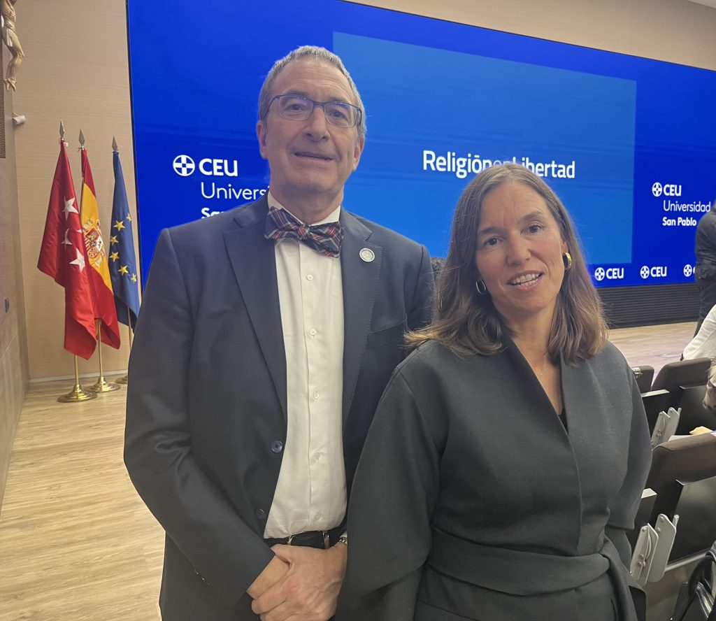 Horacio Silvestre y Ana Concha, director y jefa de estudios del IES San Mateo (foto S. Mata).