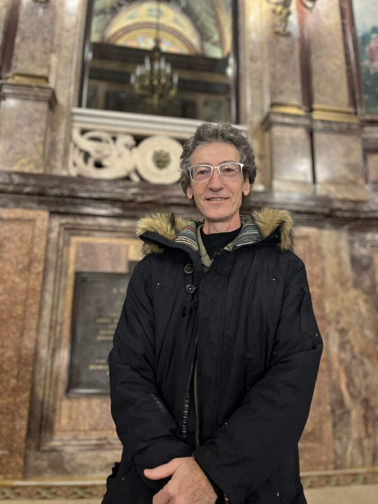 Antonio Pérez Molero, en el preestreno de Bahía 1625 en Casa de América. Foto Santiago Mata.