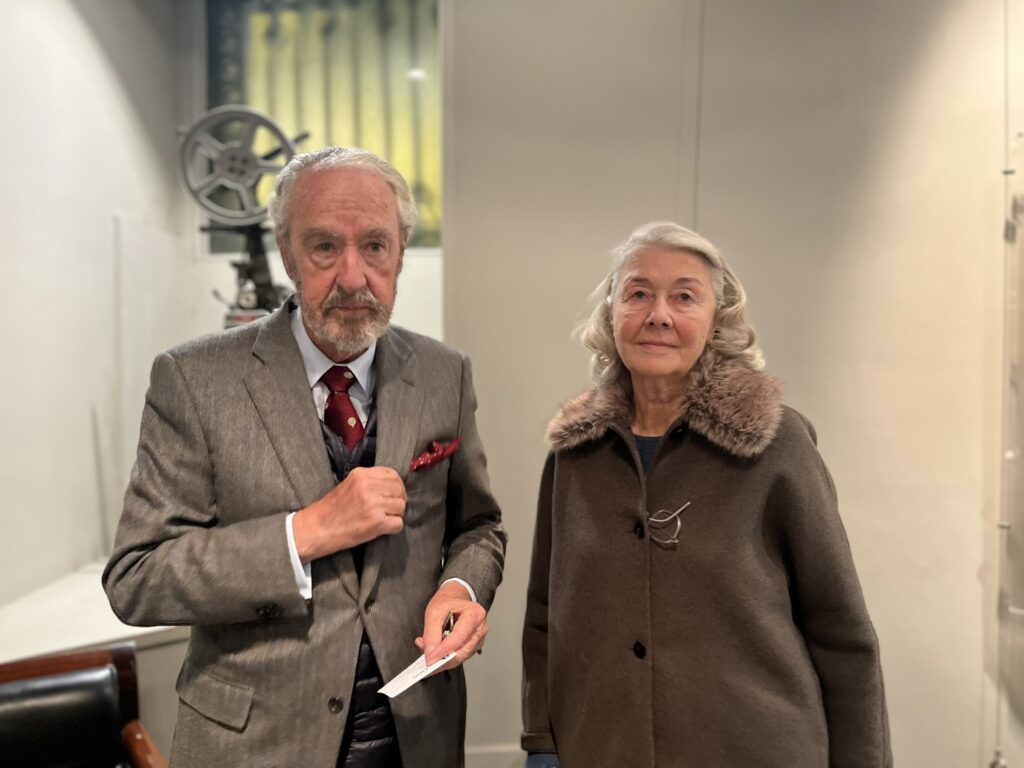 Alonso Álvarez de Toledo y Urquijo, marqués de Villanueva de Valdueza y su esposa Isabel Argüelles y Salaverría, propietarios del cuadro. Foto Santiago Mata.