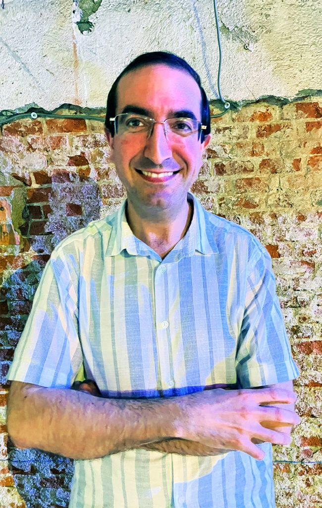 Luis Santamaría, miembro de la RIES (foto Santiago Mata).