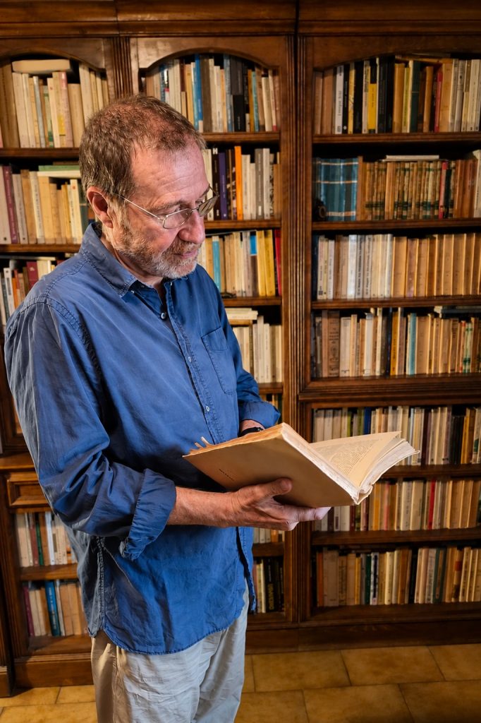 Javier García Gisbert, autor de "La razón humanista" (foto del autor).