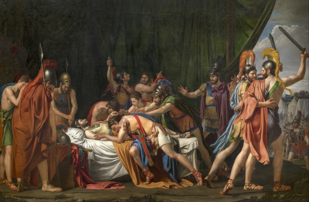 La muerte de Viriato, jefe de los lusitanos, cuadro de José de Madrazo y Agudo. ©Museo Nacional del Prado.